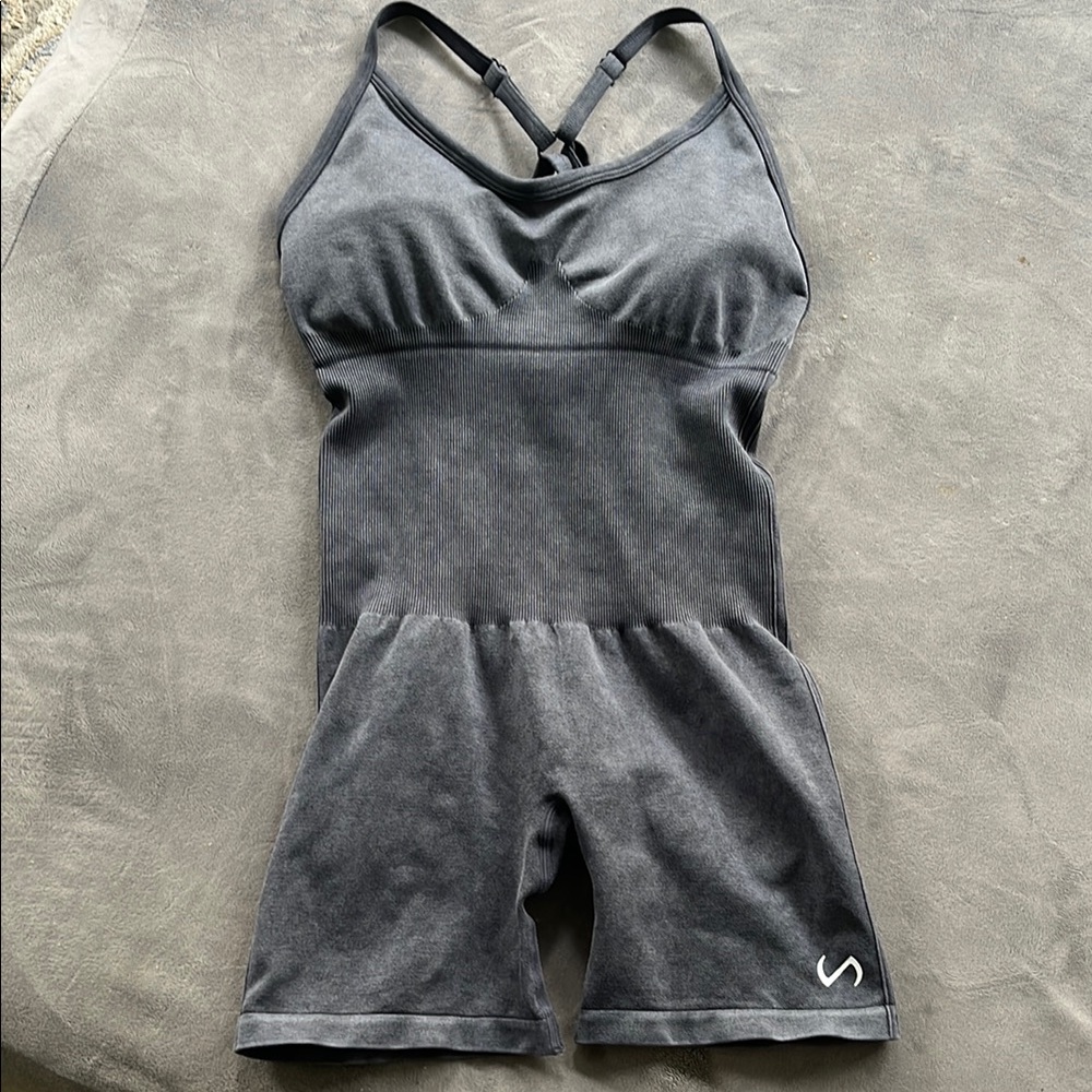TFL Apparel • Gray Women's Activewear Onesie